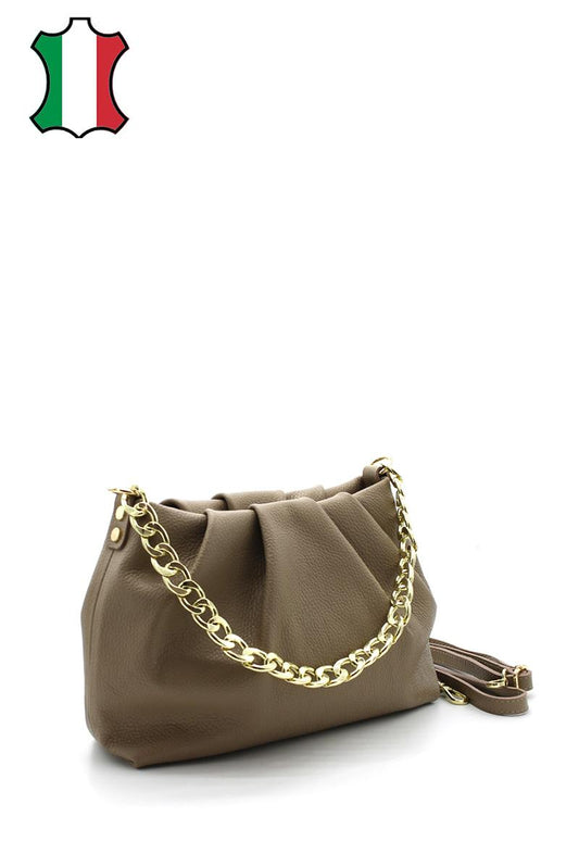 Sac à chaîne dorée en cuir italien – Élégance intemporelle